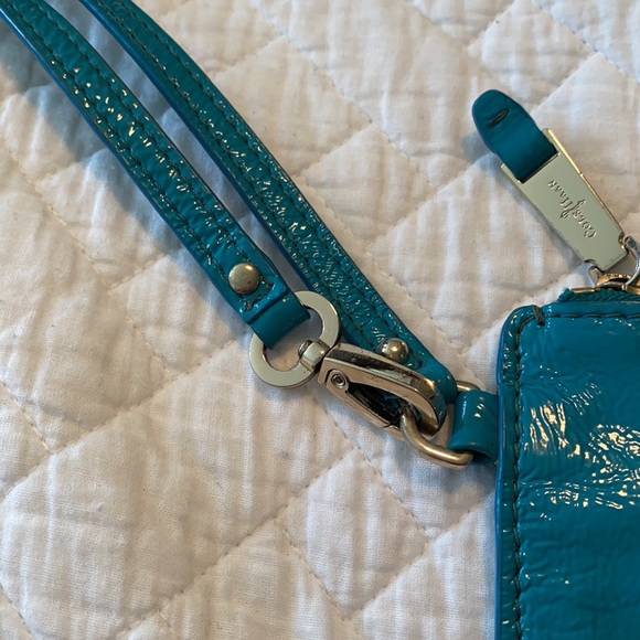 Teal Cole Haan Wristlet - Picture 3 of 5